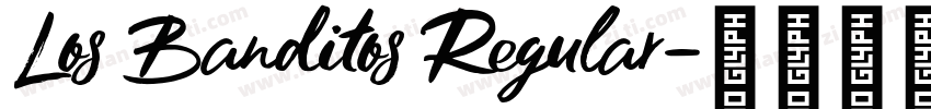 Los Banditos Regular字体转换